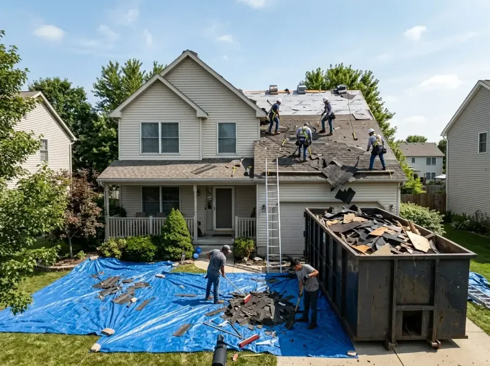 roof-replacement-debris-remova-004 — frequently asked questions, Cheapest Dumpster Rentals in Fishers, IN